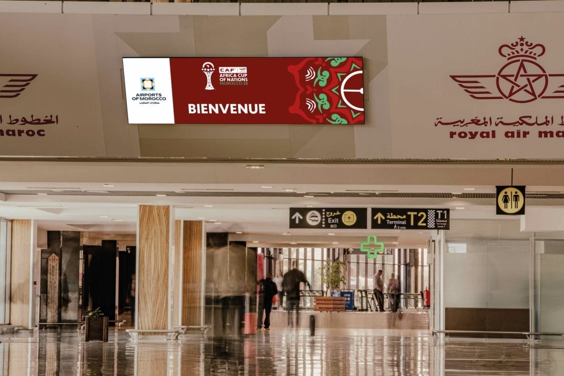 Les aéroports marocains aux couleurs de la CAN 2025