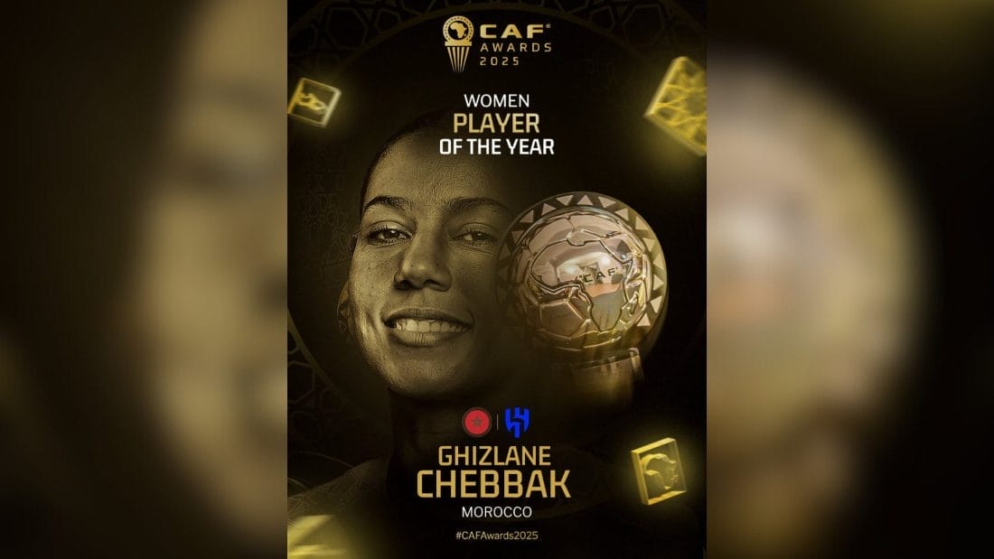 CAF Awards 2025 Ghizlaine Chebbak sacrée meilleure joueuse africaine