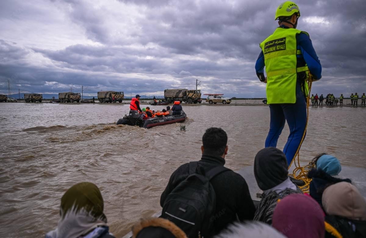 Sidi Slimane : fin de l’opération de retour des habitants évacués vers leurs douars Sidi Slimane : fin de l’opération de retour des habitants évacués vers leurs douars