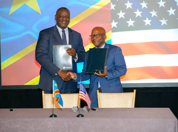 À Washington, le Ministre de l’Économie numérique, Augustin Kibassa Maliba, a procédé le mercredi 15 avril 2026, à la signature d’un protocole d’accord avec la société américaine Cybastion